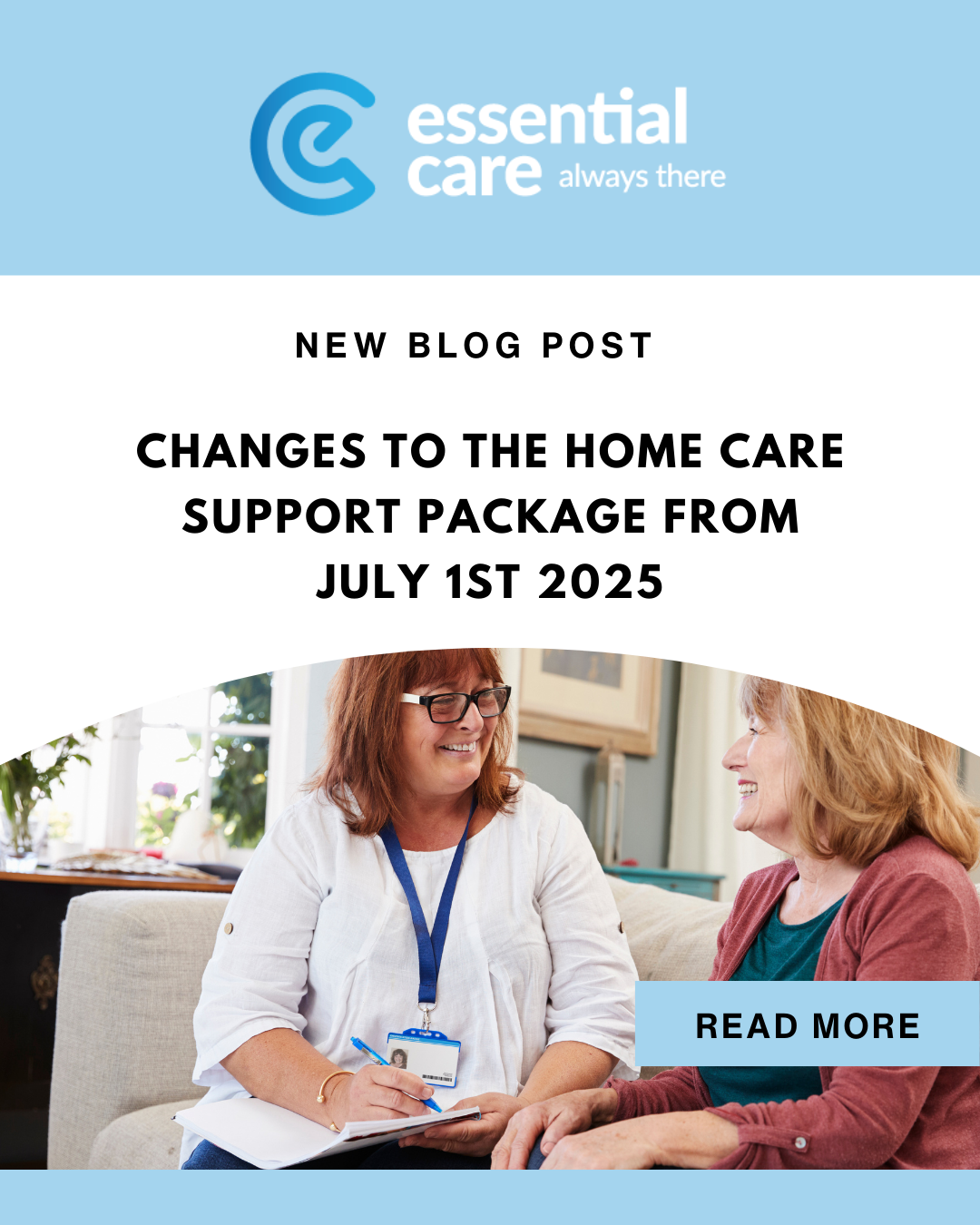 Changes to home care packages